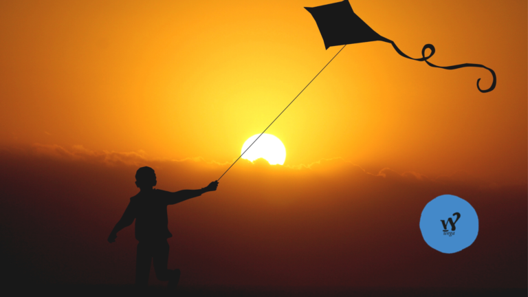 bambino con aquilone