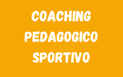 Consulenza – Coaching pedagogico sportivo