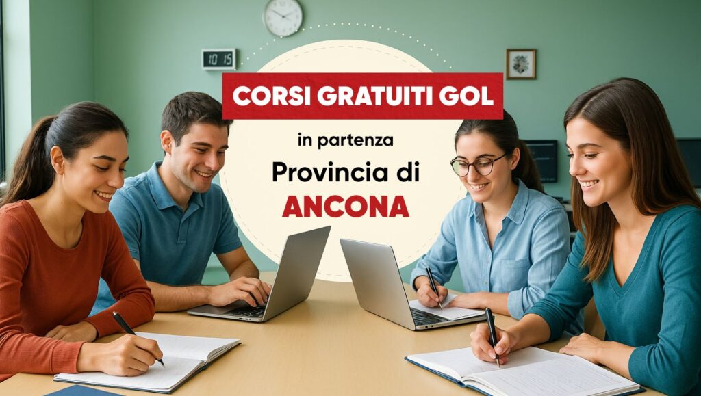 CORSO GRATUITO GOL – IN PARTENZA NELLA PROVINCIA DI ANCONA