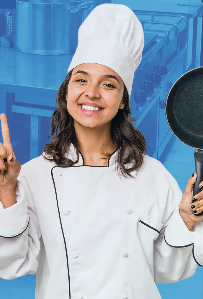 Studentessa del corso Operatore della ristorazione