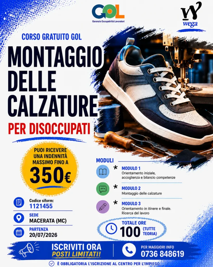 Locandina del corso gratuito GOL codice 1121455